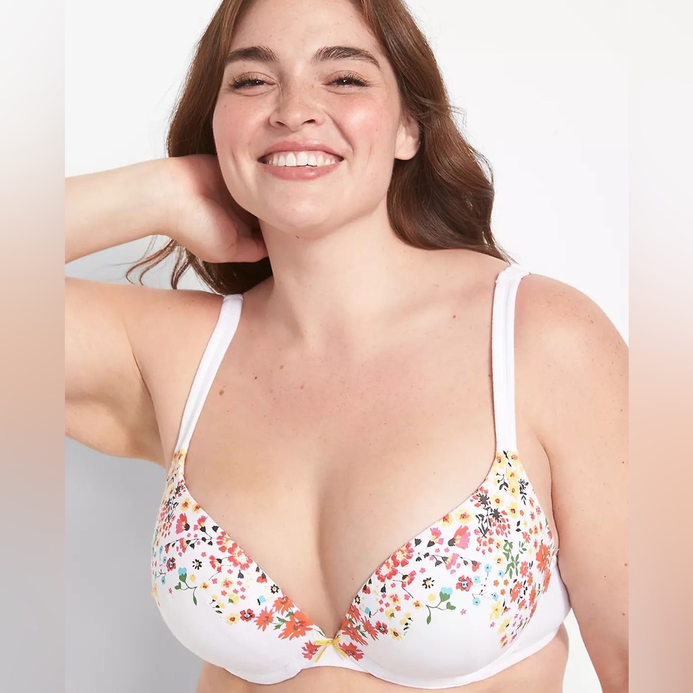 Cacique Cotton Boost Plunge Bra